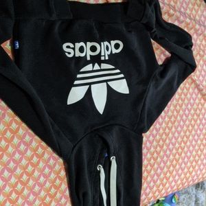 Adidas crop hoodie